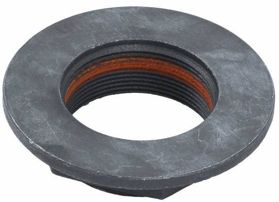 Pinion Metric Nut, Axle Flange Nut - M42 x 1.5 Thread Size x 55 Flats x 20mm Height, Flanged, Locking